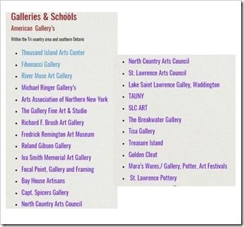 galleries & schools