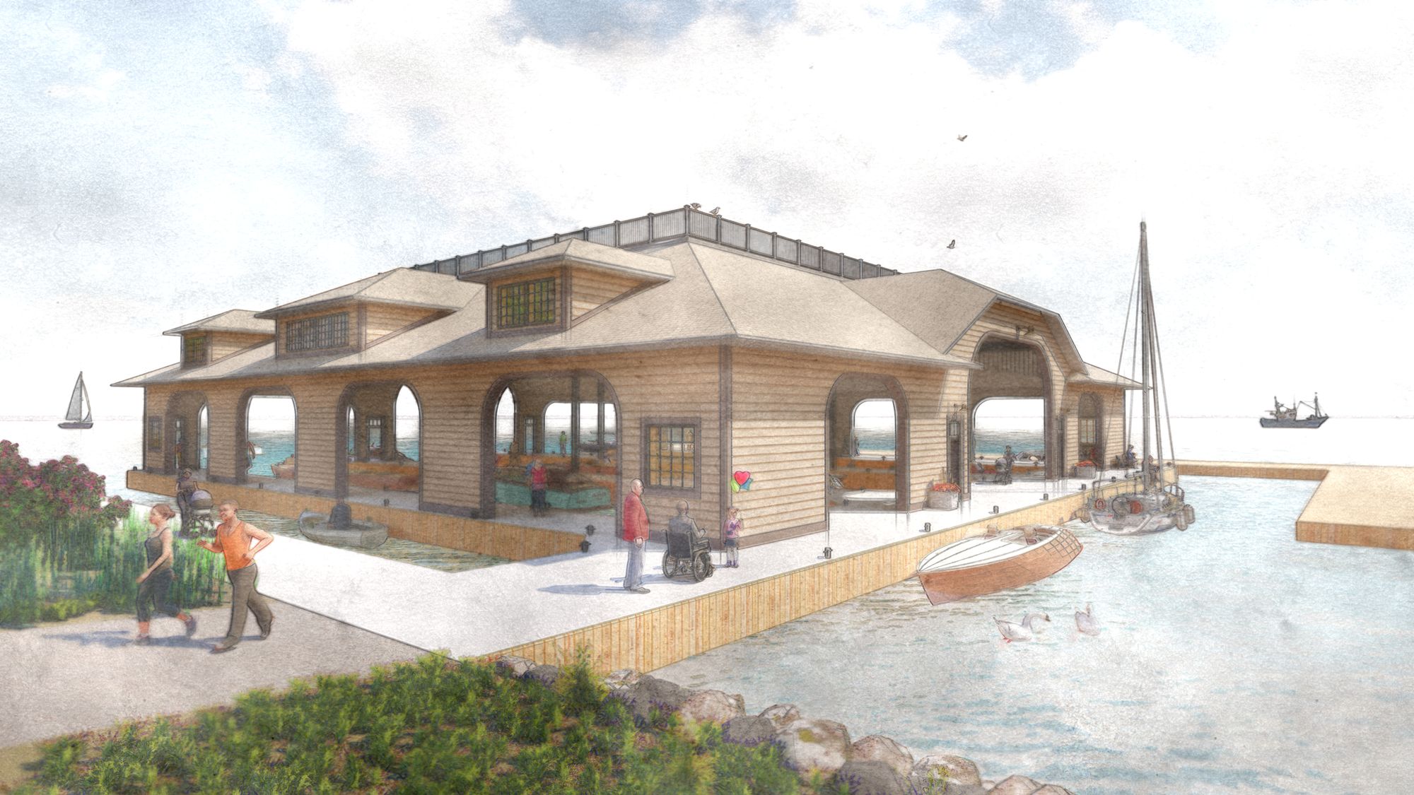 Gananoque's Magnificent New Boathouse!