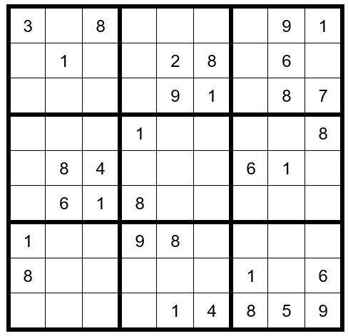 Dell Original Sudoku Easy to Challenger Puzzles