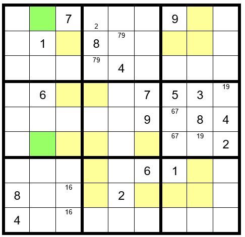 solution détaillée sudoku N° 519 « Expert » de Van Georget dans