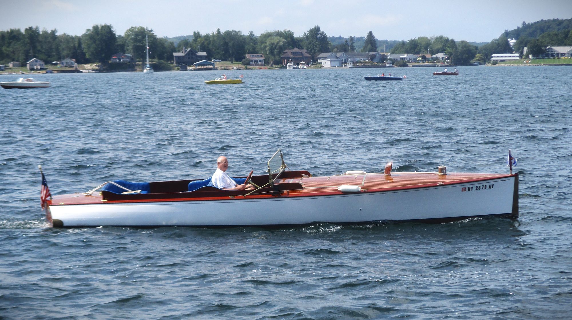 "Night Rider" - 1910 Leyare 28-Foot Number Boat