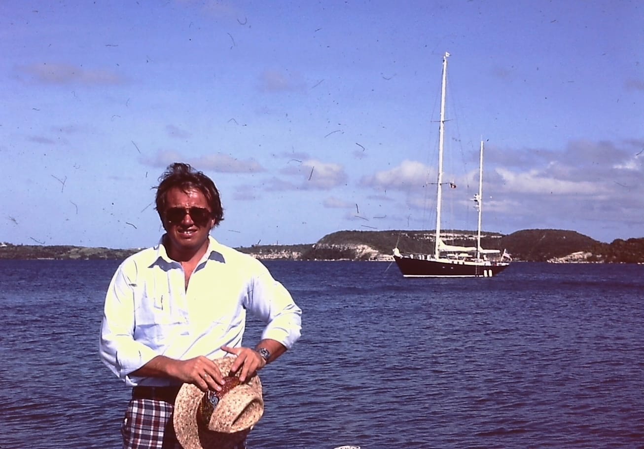 Voyage to Antigua on "Palawan"